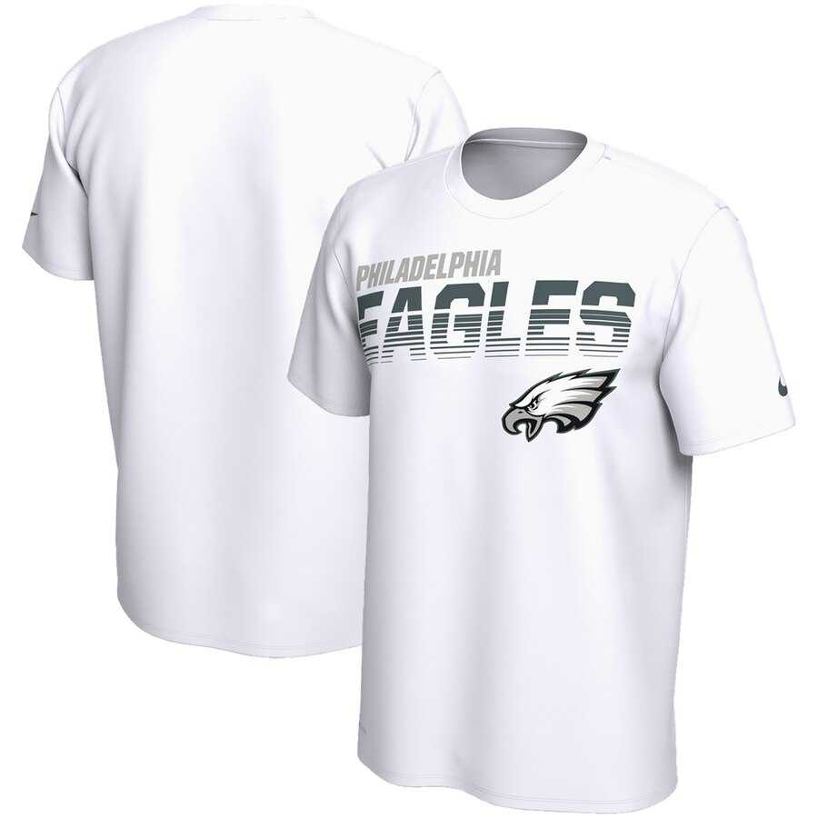 Philadelphia Eagles Nike Sideline Line of Scrimmage Legend Performance T-Shirt White,We sell and wholesale Philadelphia Eagles Nike Sideline Line of Scrimmage Legend Performance T-Shirt White on line form chian!